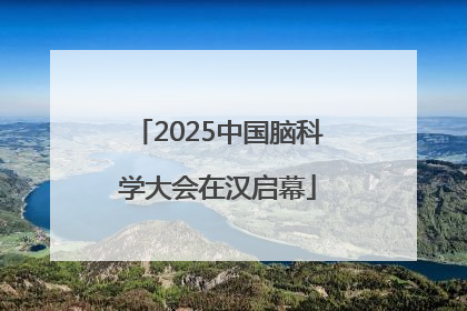 2025中国脑科学大会在汉启幕