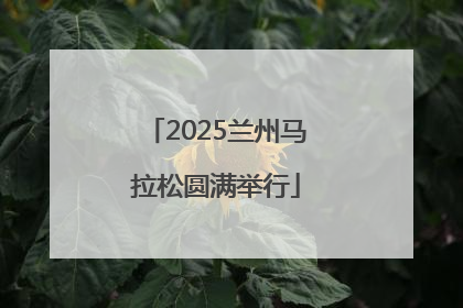 2025兰州马拉松圆满举行