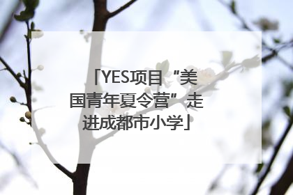 YES项目“美国青年夏令营”走进成都市小学